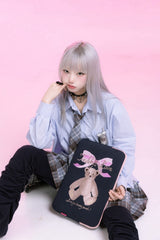Teddys iPad/ラップトップ 15インチ (ネイビー)