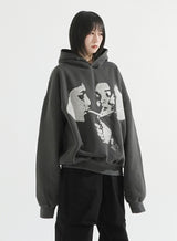 Smoking pigment overfit hoodie