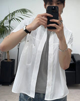 Tra Crop Nylon Short Sleeve Shirt