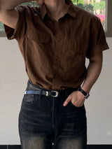 Luber Western Nylon Short Sleeve Shirt