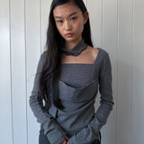 Jennie Long Sleeve Top BLACK