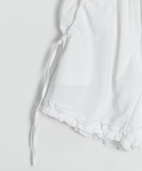 Hisami Strap Banding Frill Bermuda Pants