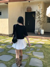 ドローバルーンベルトセットバンディングミニスカート