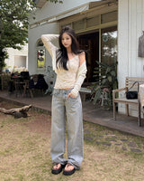 メッツ ストレートフィット デニム パンツ