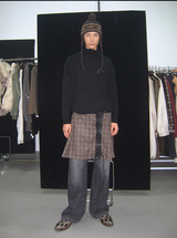 High-neck base layer wool sweater, inner wear knitted sweater