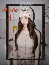 Knit Flower Bucket Beanie