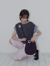 TULIP STRIPE CAPRI PANTS (PINK)