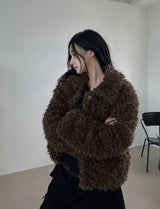 Bambi Fluffy Fur Jacket