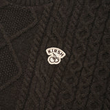 ARCH CHERRY CABLE KNIT [DARK BROWN]