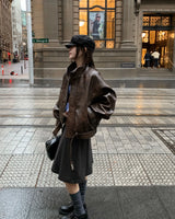 [ORIGINAL] Andy Wool Pleated Skirt