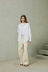 NOAH WIDE PANTS / BEIGE