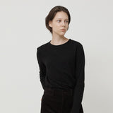 WOMAN エッセンシャルロゴT BLACK