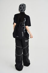 CHROME GRAPHICS T-SHIRTS [BLACK]