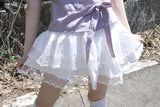 ドットフリルカンカンミニスカート (2COLOR)