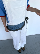 eyelet cotton overall 
