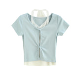 Amelie Lace Layered Tee