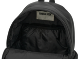 padded mini backpack - black            