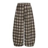 Kael Vintage Check Balloon Pants