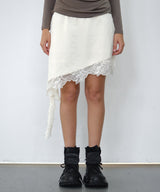 lace skirt (ivory)