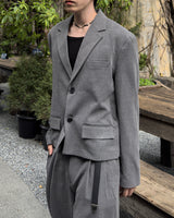 LUMI Oversized Crop Blazer
