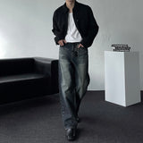 NOS127 Deep Blue Green Wide Denim (XS ~ L)