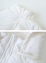 #Winter 2WAYファーフードクロップパディング (3color)