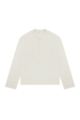 ボクシーヘンリー長袖Tシャツ