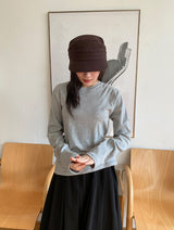 ドルデカラーラウンド長袖Tシャツ