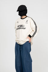 リスポベルベットトラック長袖Tシャツ