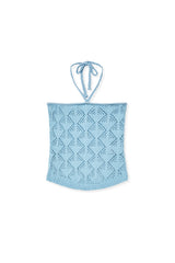 knit top (sky blue)