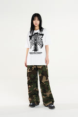 パラスーツ ウォッシング ワイド コットン カーゴ パンツ / Parachute Washsing Cotton Wide Cargo Pants