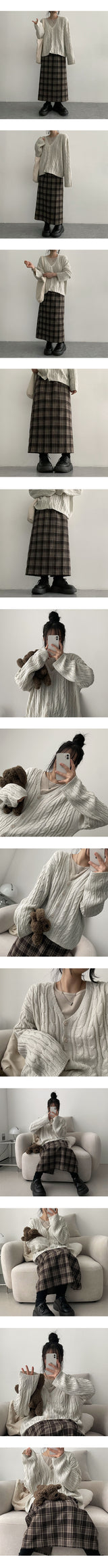 Adele Twisted Knitted Cardigan