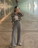 Dooby string banding pants