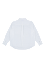 White overfit shirts & tie set