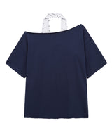ドットセット t (navy)