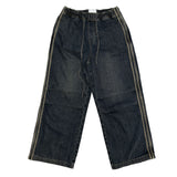 Track denim pants