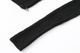 Angel shawl bolero - black