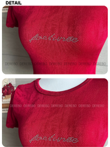 レッドダイヤモンドスリム半袖Tシャツ 2