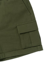 Roll-up cargo shorts_khaki