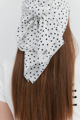 【MADE】 Polka Dot Square Scarf_Ivory