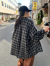 スローツーウェイチェックシャツ (2C)