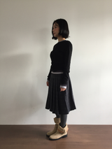 Velour suede buckle boots (2color)