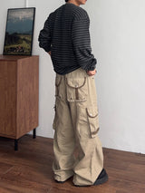 Track Utility Cargo Pants (3color) (No.999)