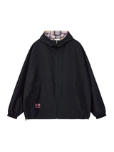 Check Pattern Reversible Windbreaker Pink 