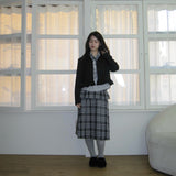 Frill Trim Cropped Jacket