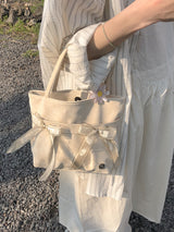 イージーリボンミニバッグ_sand beige