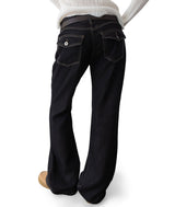 Amin Lyocell Low-Rise Bootcut Denim