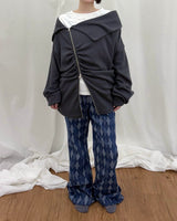 Argyle Bootcut Pants (2colors)