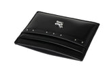 【即日発送】Classic stud card holder - black 