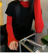  SOFT WARM CROP TEE